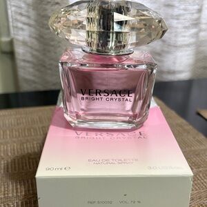 Versace Bright Crystal Perfume with Pink Accents